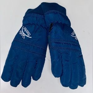 1980s Vintage Juniors Small Gordini Aquq Bloc Thermolite Ski Gloves